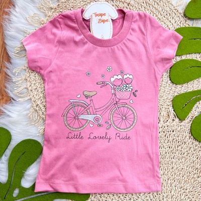 Conj. Blusa Little Lovely Ride e Short - Rose